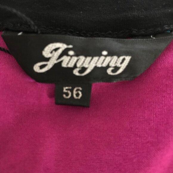 NWOT - Jinying V-Neck Eiffel Tower Blouse with Raglan Sleeves - Picture 5 of 9